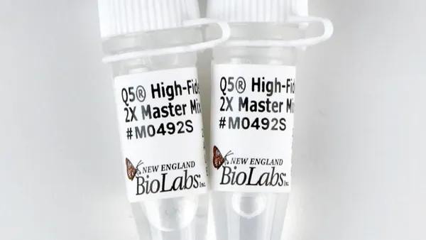 Q5 High-Fidelity 2X Master Mix tubes from New England BioLabs — product code M0492S